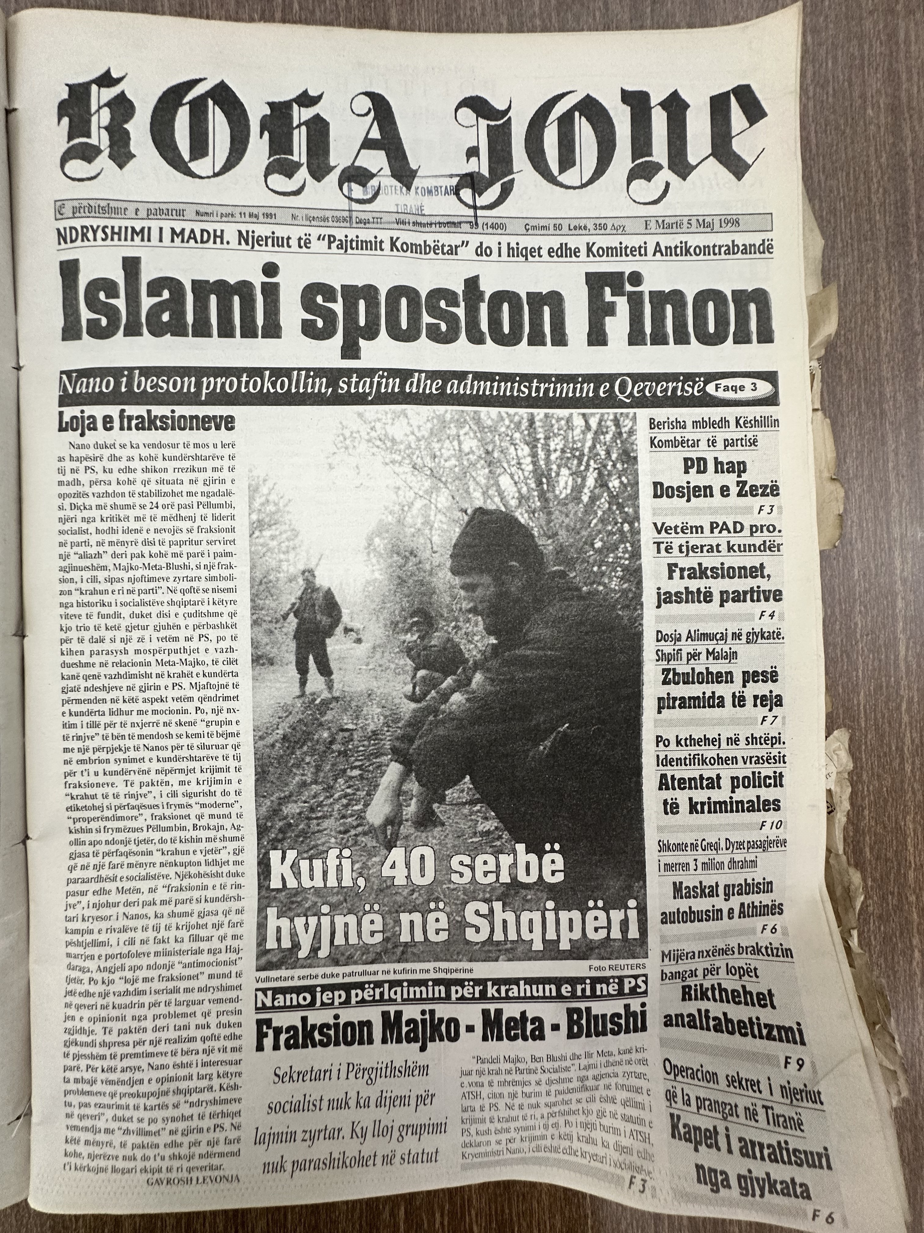 Koha Jonë 1998-05-05